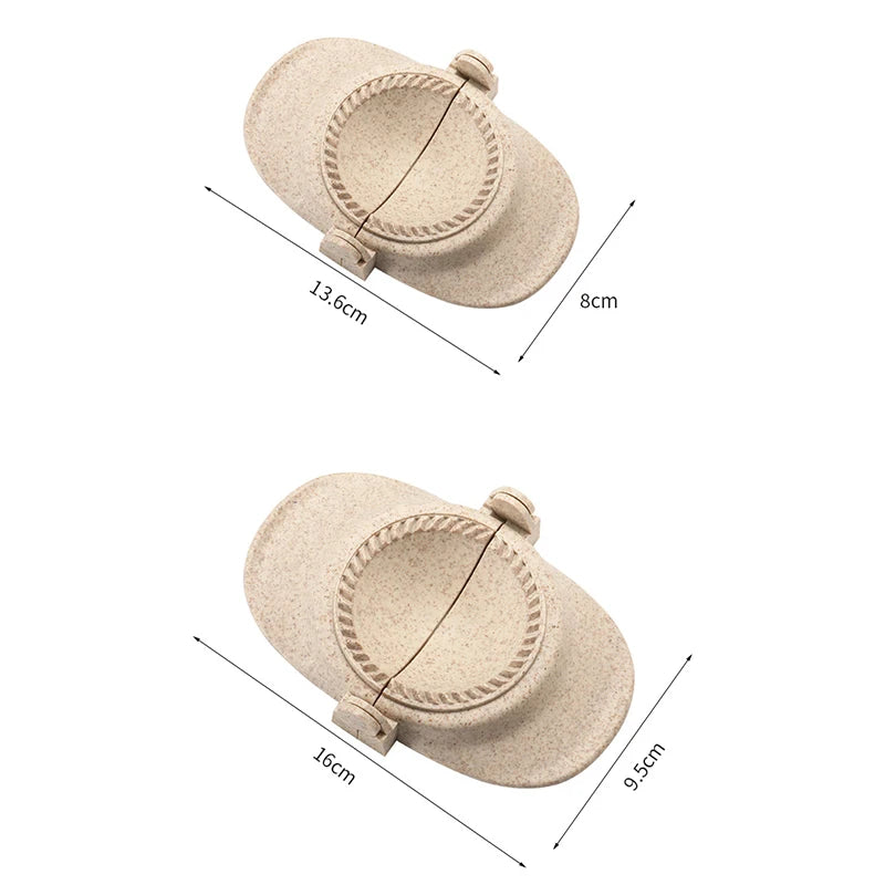1PCS New DIY Wheat Straw Dumpling Maker Dumpling Machine Tools Dumpling Mold Clamp Baking Mold Pastry Kitchen Accessories