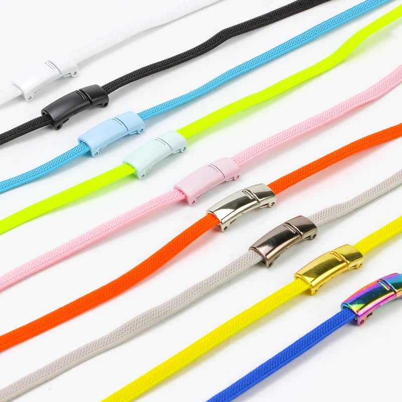Fashion Metal Shoelace Magnetic Buckle Shoes Accessories Sneaker Kits Metal Laces Buckle 4 Style Shoe Decorations
