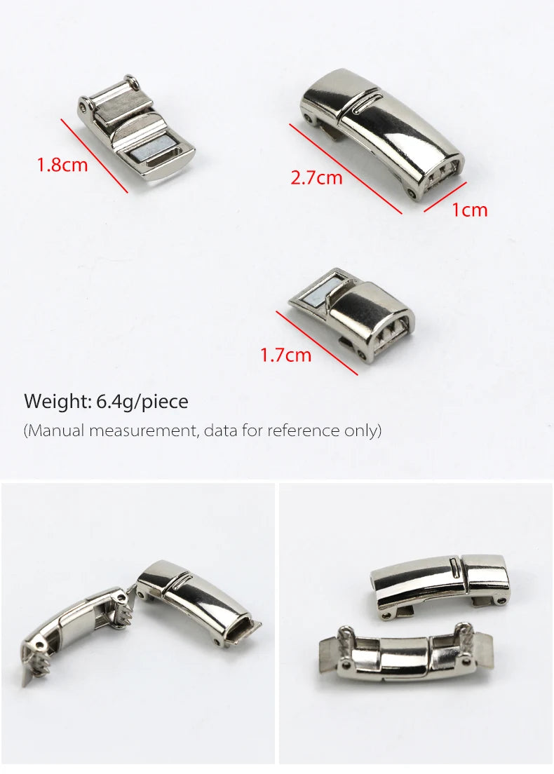 Fashion Metal Shoelace Magnetic Buckle Shoes Accessories Sneaker Kits Metal Laces Buckle 4 Style Shoe Decorations