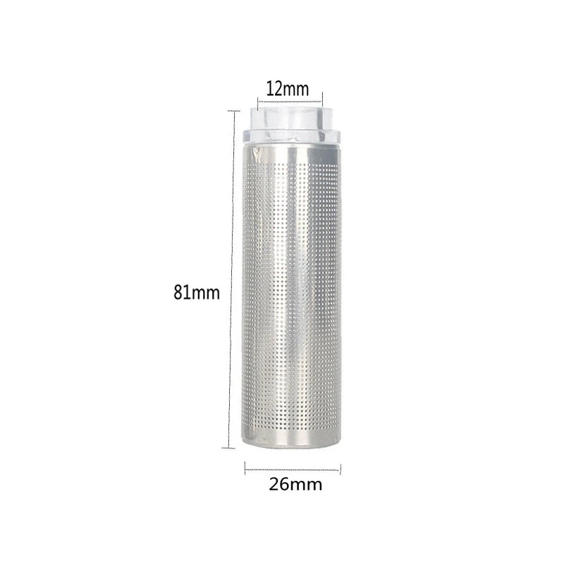 12/16mm Aquarium Inflow Inlet Filter Stainless Steel Mesh Net Guard Fish Tank Filter Accesories Intake Strainer Prefilter Cover