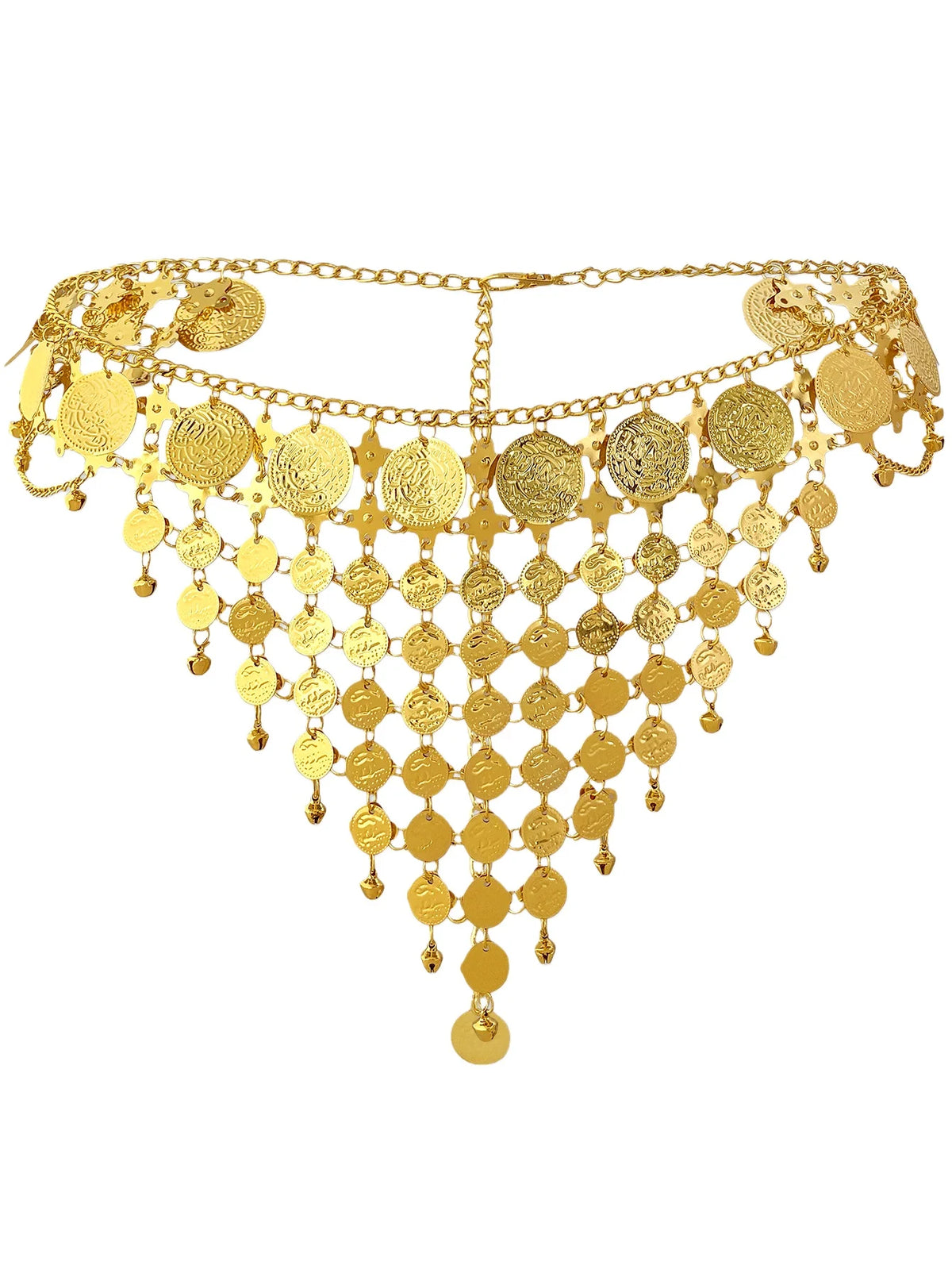 HERSHINE Women's Fashionable and Sexy Sequined Waist Chain, Bohemian Style Party Performance Accessory,spring，summer，Christmas