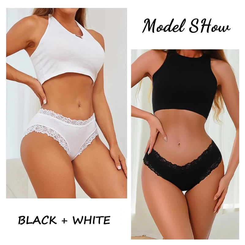 3PCS/Set  Women Cotton Seamless Panties Sexy Low Waist Sretch Solid Color Briefs Female Breahtable Underwear Ribbed Lingerie