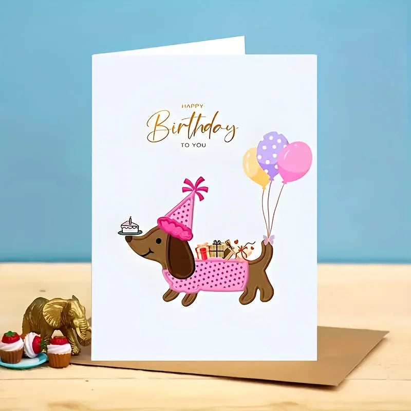 Birthday card with envelope funny text card spoof fun greeting card gift