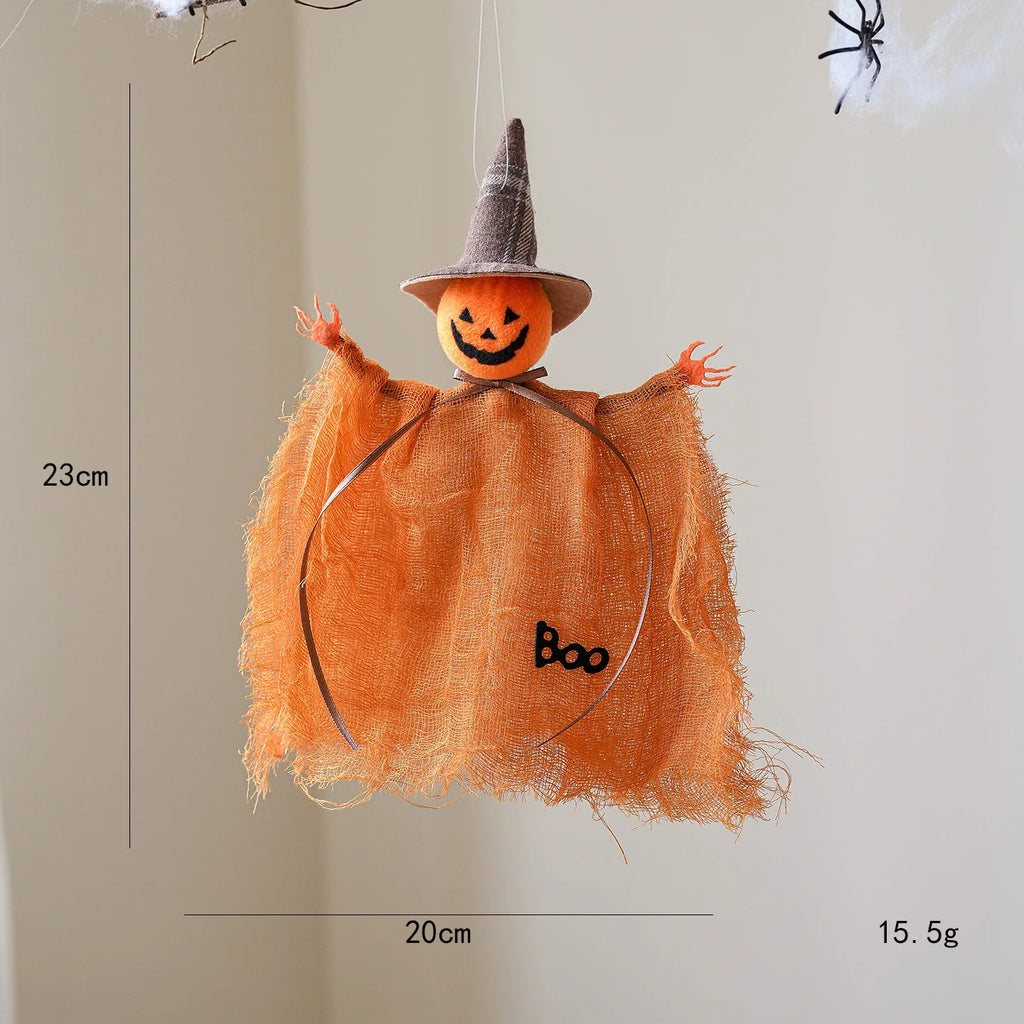 Cute Halloween Witch Pendant Halloween Decoration Home Decor Pumpkin Ghost Witch Hanging Pendant Halloween Creative Decoración
