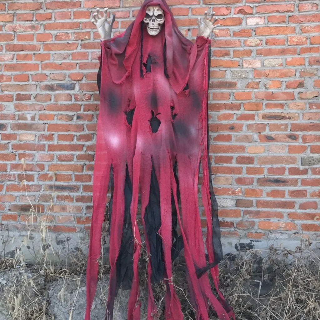 Halloween Ghost Head Horror Props,Escape Room Decor,Haunted House Pendants,Scary and Terrifying Skeletons,Large Hanging Ghosts