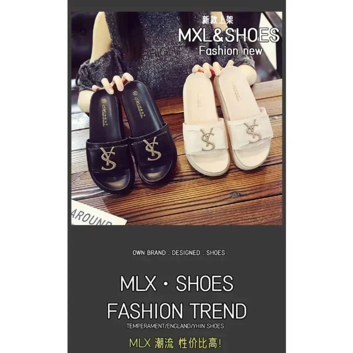 Women Slippers Summer New Platform Designer Sandals Fashion Letters Ladies Shoes Casual Outside Non-slip Slippers Slides Women