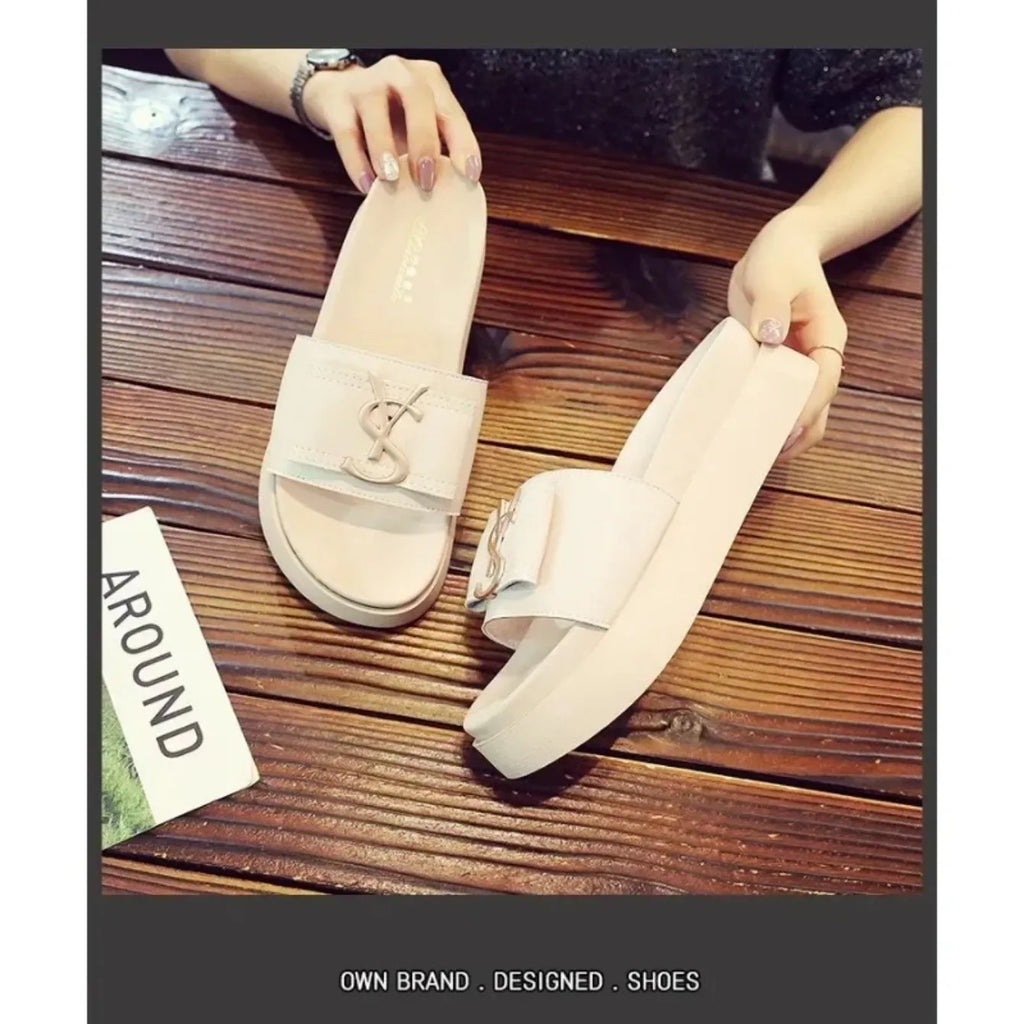 Women Slippers Summer New Platform Designer Sandals Fashion Letters Ladies Shoes Casual Outside Non-slip Slippers Slides Women