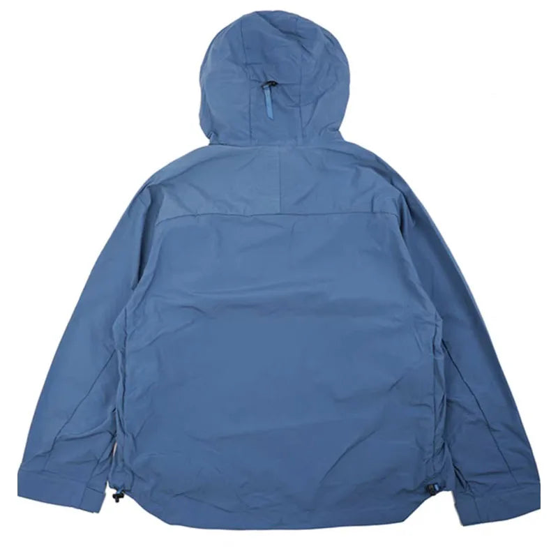 Loose Fitting Hooded Water Resistant Jacket Comfortable Long Sleeve Youthful Style Outerwear for Men And Women