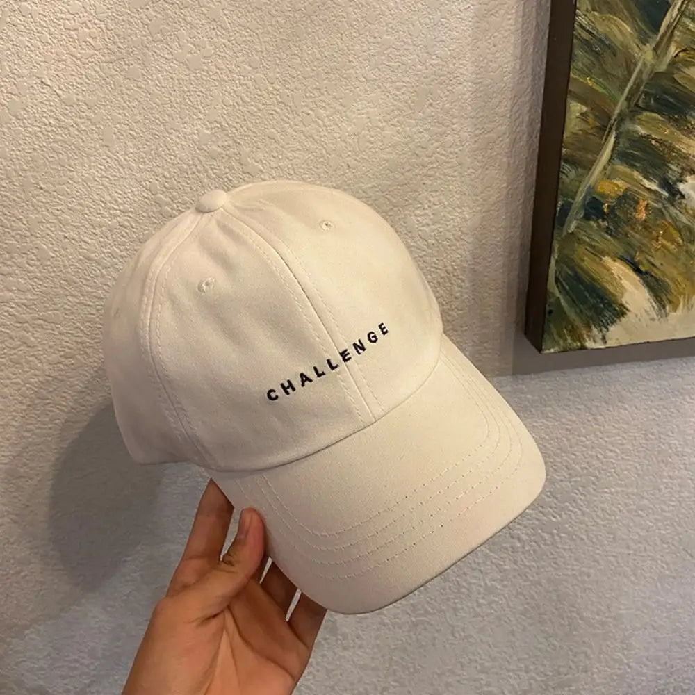 CHALLENGE Baseball Caps for Women Men Spring Summer Letter Embroidery Sun Snapback Visors Cap Casual Hip Hop Dad Hats