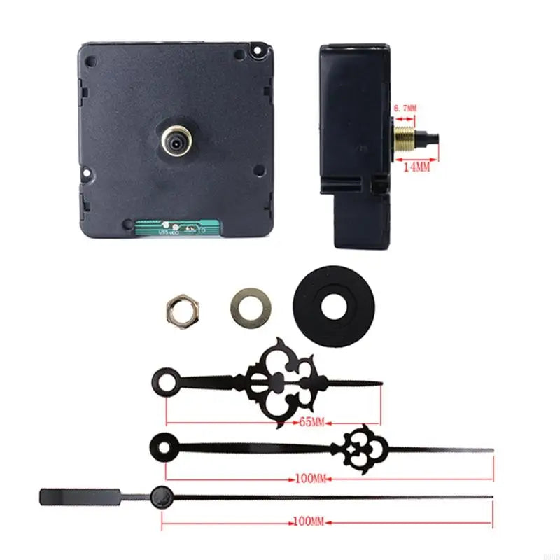 D0AD German for Time Zone DCF Radio Controlled Silent Wall Clock Movement Mechanism DIY