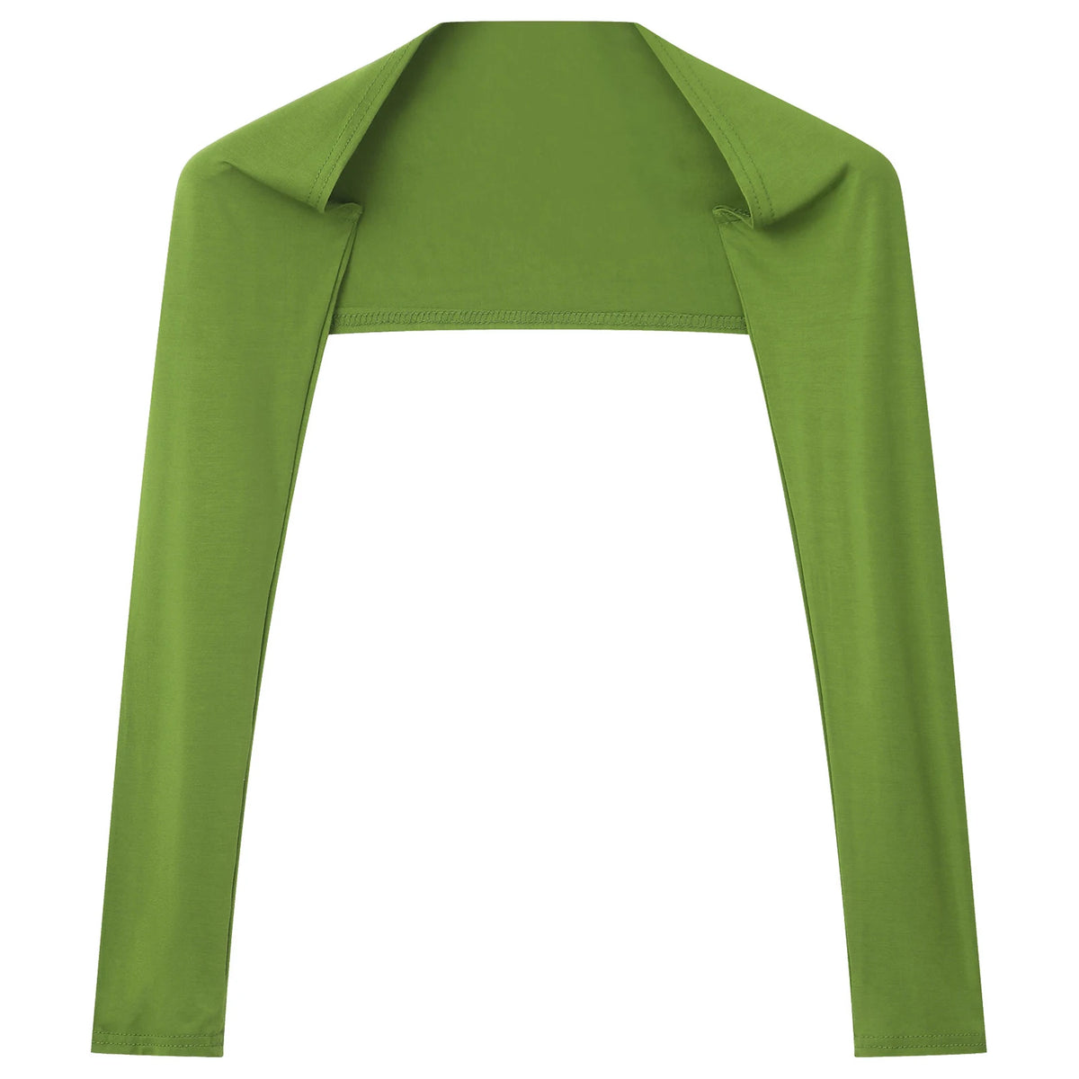 Men Open Front Half Crop Top Solid Long Sleeve Cardigan Bolero Shrug Tops Muscle Arm Sleeves Workout Sports Gym Tops Clubwear