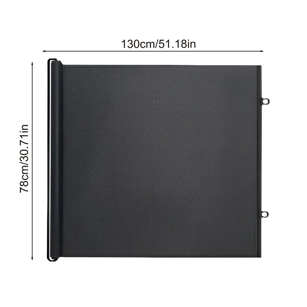 Retractable Mesh Pet Gate No Drill Extendable Child Protection Gate pets Protective Barrier Mesh Screen for Balcony Hallways
