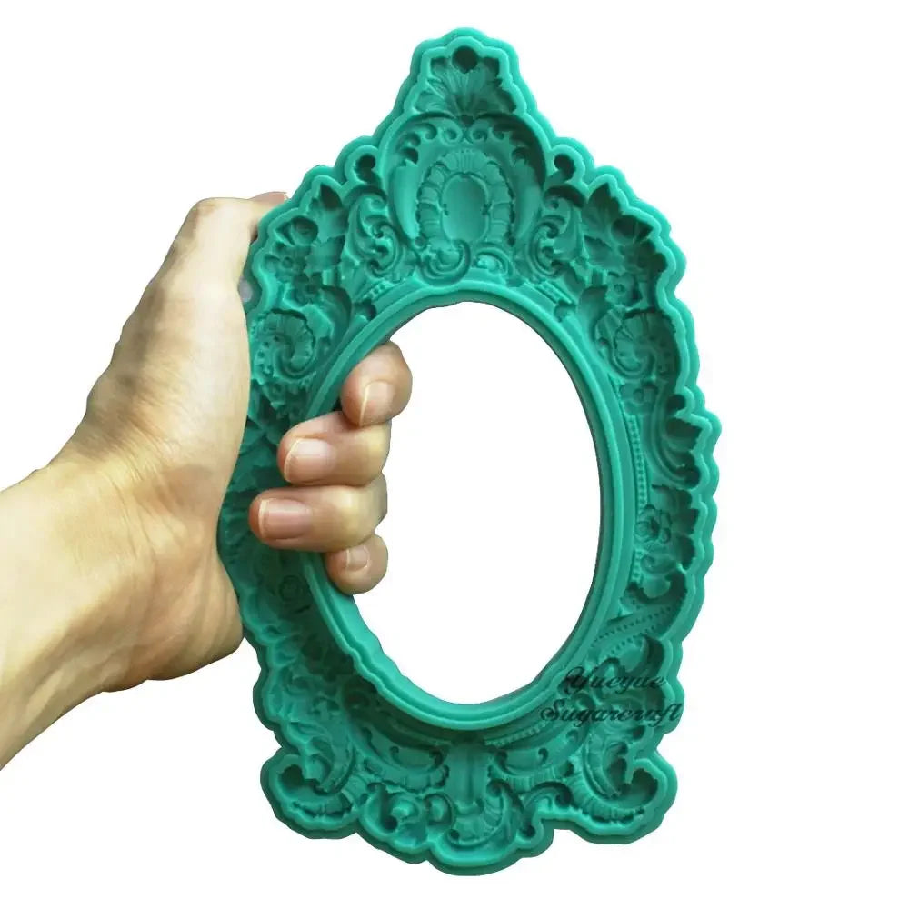 Frame silicone cake mold fondant molds cake decorating tools chocolate gumpaste mold  fondant tools soap mold