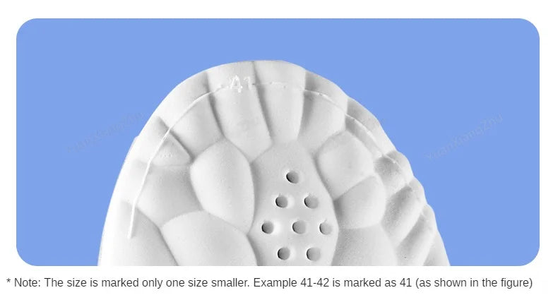 New 4D Massage Insoles Super Soft Sports Shoes Insole for Feet Running Baskets Shoe Sole Arch Support Orthopedic Inserts Unisex
