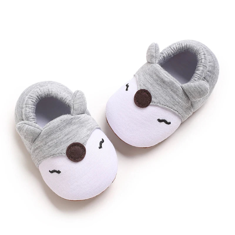 0-1Year Fashion Casual Shoes CartoonBaby Shoes Newborn Boy Girl First Walker Cute Spring and Autumn Pure Cotton Warm Soft Bottom