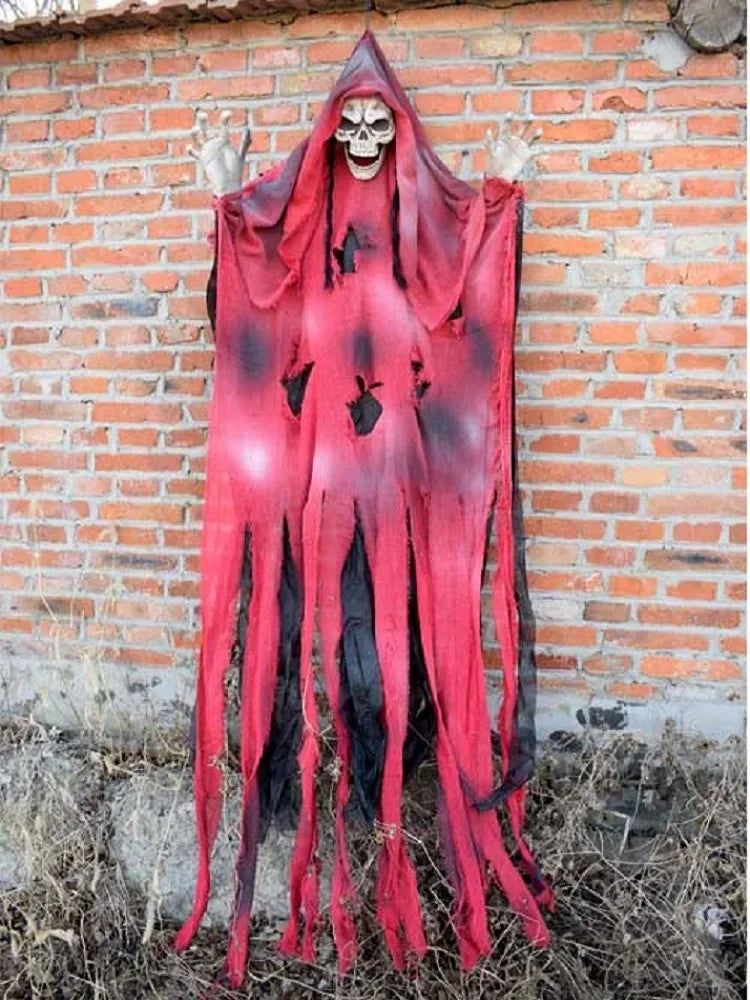 Halloween Ghost Head Horror Props,Escape Room Decor,Haunted House Pendants,Scary and Terrifying Skeletons,Large Hanging Ghosts