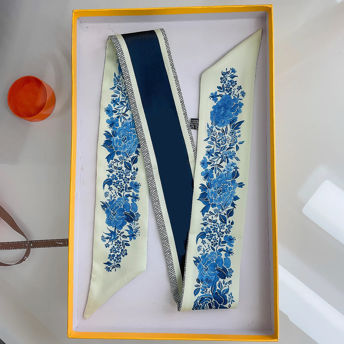 2024 New Design Pansy Tarot Scarf Women Luxury Brand Scarf Skinny Bag Silk Scarves Foulard Hair Neckerchief Headband For Ladies