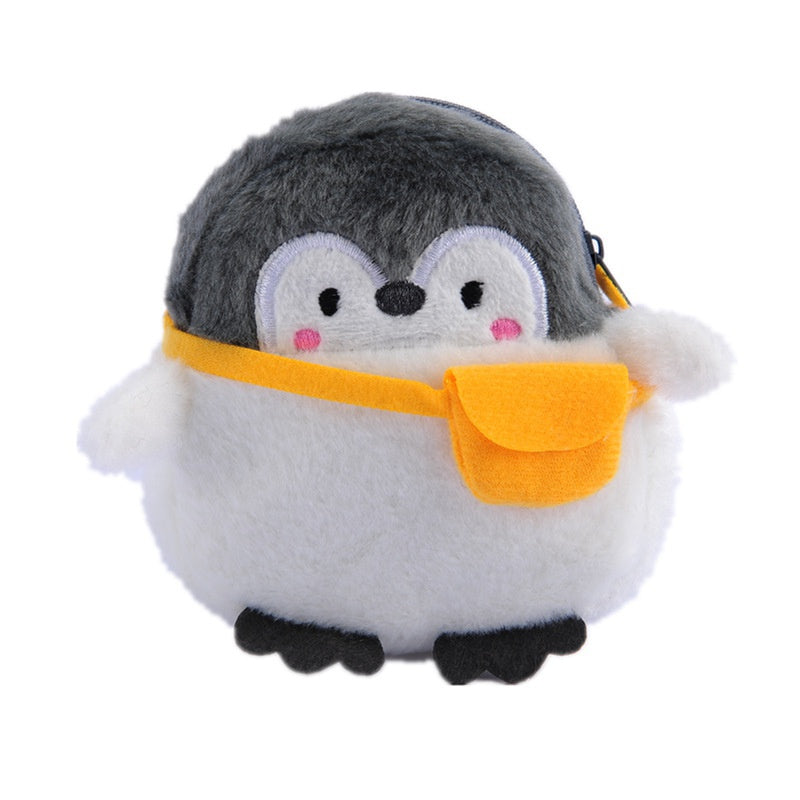 Shoulder Bag Little Penguin Kawaii Penguin Plush Wallet Soft Penguin Plush Coin Purse Girls Lovers Valentine's Gifts Small