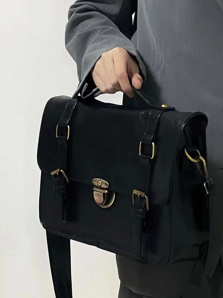 Japanese Students Vintage Women Handbags Crossbody Streetwear Preppy Y2k Fashion Messenger Bag Trendy All Match Casual Backpacks