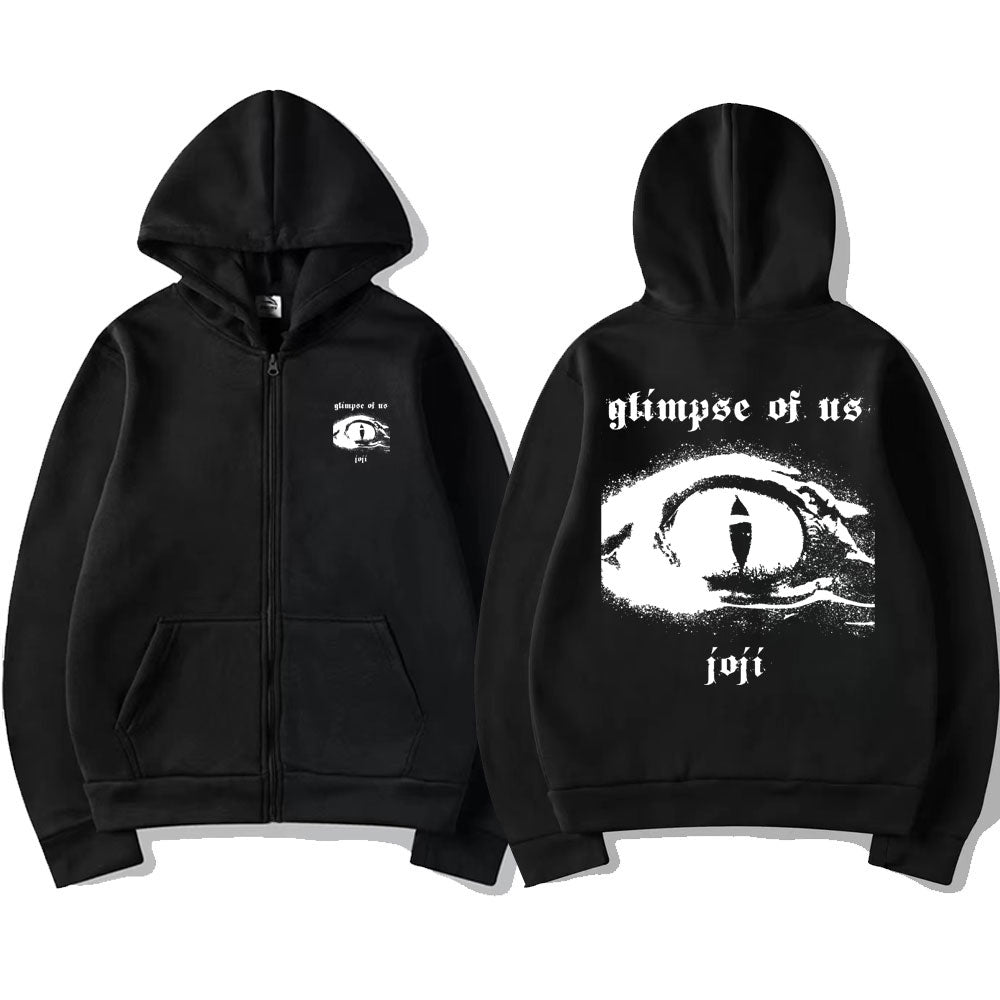 Singer Joji Glimpse of Us Zipper Hoodie Male Hip Hop Sweatshirt Man Fleece Cotton Streetwear Men Women Oversized Zip Up Jacket