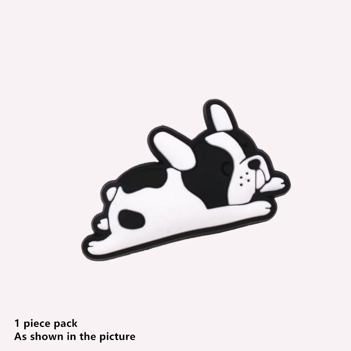 1 Pcs Favorite Pets PVC Shoe Charms Bulldog Labrador Beagle Shapes Shoes Upper Buckle Aceessories Lovely Pug Sandals Decorations