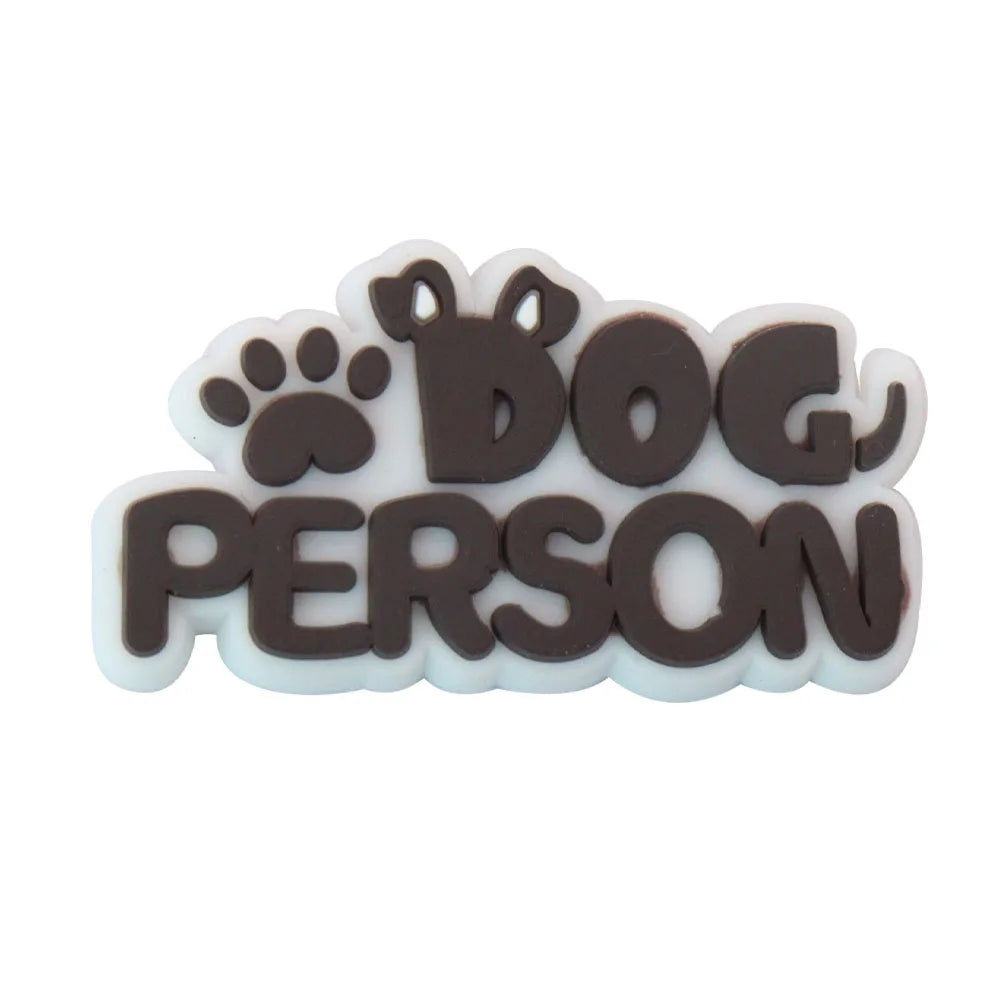 1PCS PVC Kawaii Animal Kinds Of Dog Mom Dad Sandals Shoe Decoration Charms Fit Wristbands Buckle Slipper Accessories Xmas Gifts