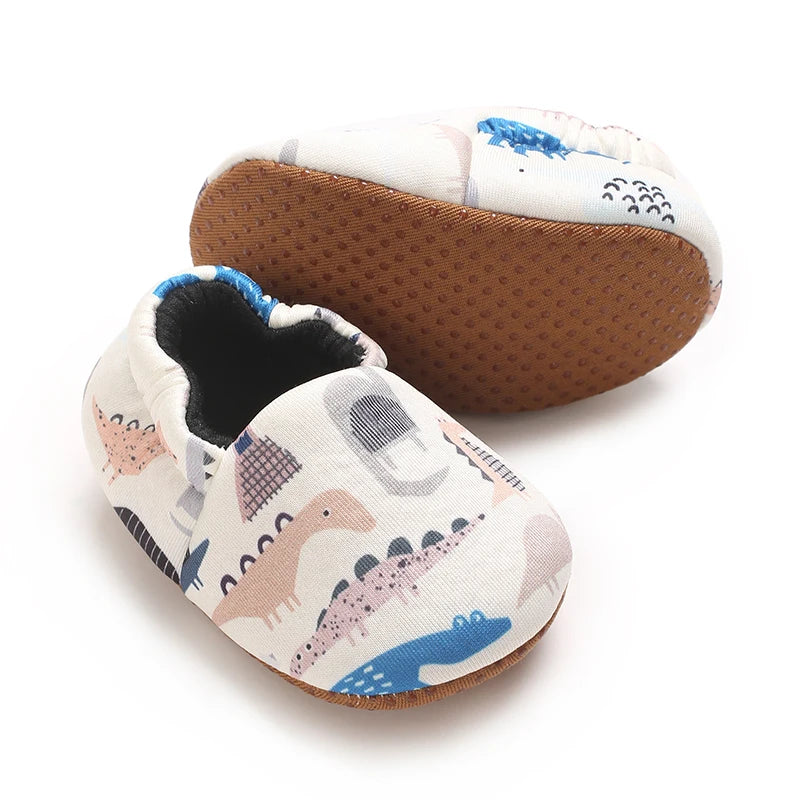 0-1Year Fashion Casual Shoes CartoonBaby Shoes Newborn Boy Girl First Walker Cute Spring and Autumn Pure Cotton Warm Soft Bottom