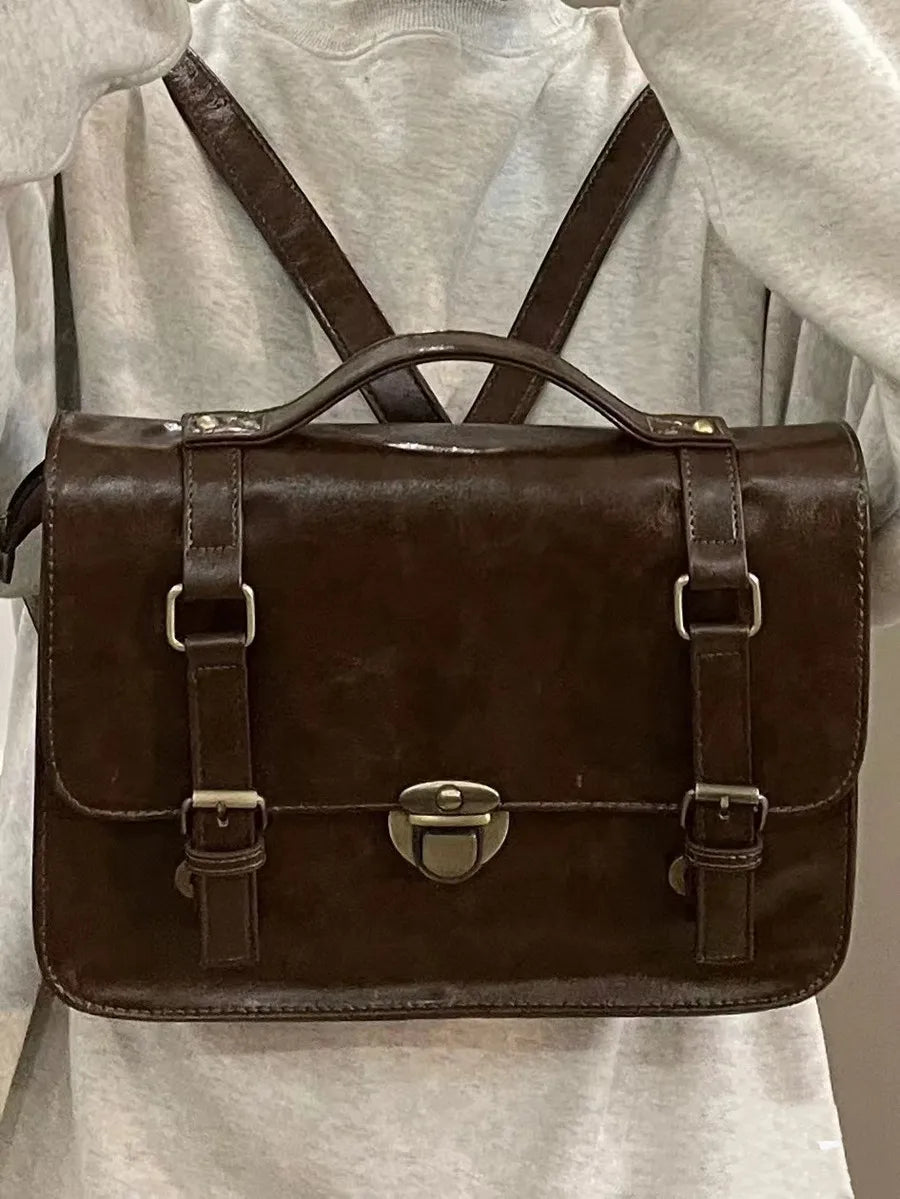 Japanese Students Vintage Women Handbags Crossbody Streetwear Preppy Y2k Fashion Messenger Bag Trendy All Match Casual Backpacks