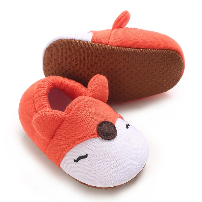 0-1Year Fashion Casual Shoes CartoonBaby Shoes Newborn Boy Girl First Walker Cute Spring and Autumn Pure Cotton Warm Soft Bottom