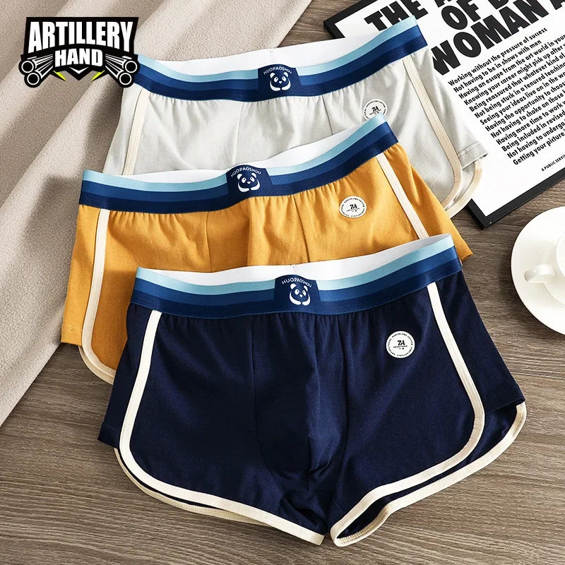 Men's Arrow Shorts Underwear Fashion Cartoon Gradient Boxers Sports Breathable Youth Boxers Boys' Panties Pouch Underpants