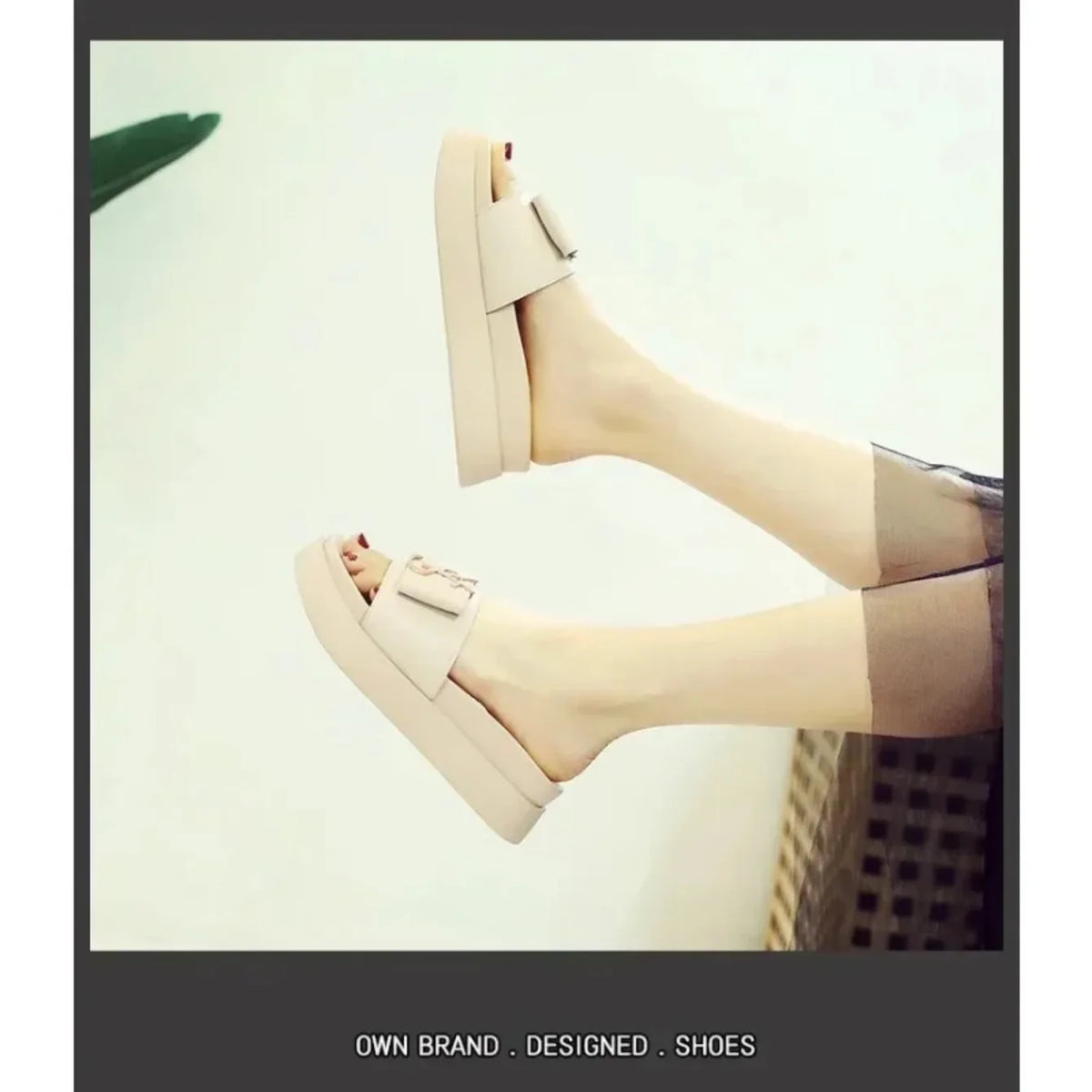 Women Slippers Summer New Platform Designer Sandals Fashion Letters Ladies Shoes Casual Outside Non-slip Slippers Slides Women