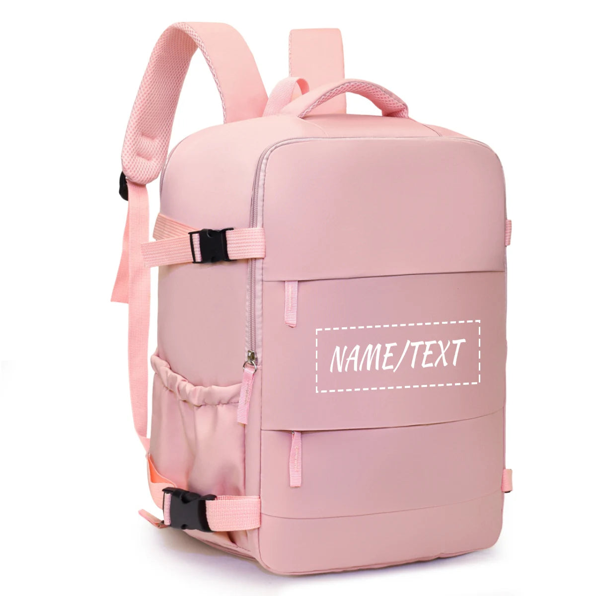 High-end logo custom backpack luggage bag student school bag female business trip computer bag travel backpack exclusive diy