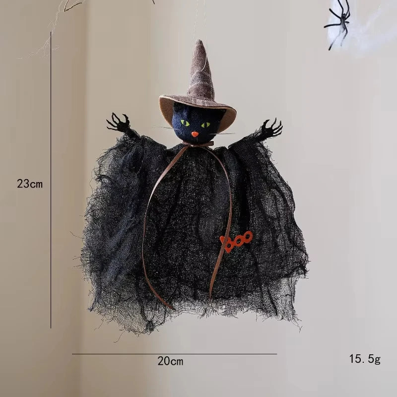 Cute Halloween Witch Pendant Halloween Decoration Home Decor Pumpkin Ghost Witch Hanging Pendant Halloween Creative Decoración