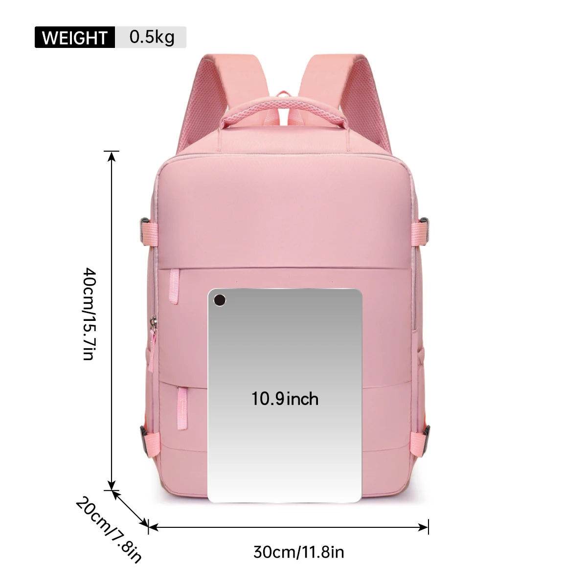 High-end logo custom backpack luggage bag student school bag female business trip computer bag travel backpack exclusive diy