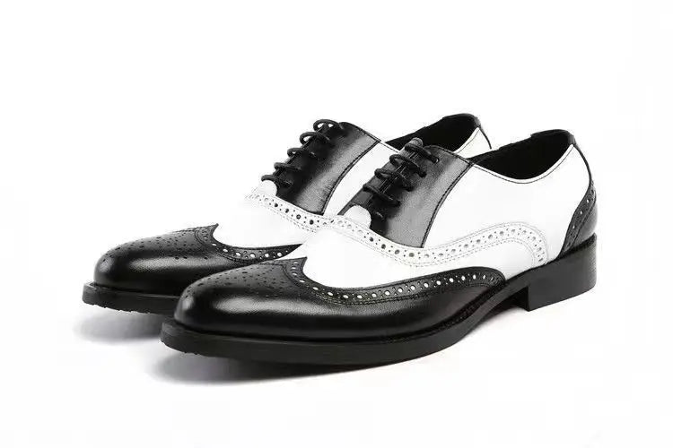 Oxfords Men's Leather Shoes Formal Shoes for Men Brogues Oxfords Male Wedding Party Office Business Shoe Man Zapatos De Hombre
