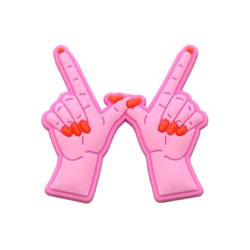 1PCS Pink Shoe Charms for Women Girl Pink Star Diamond Crown Shoe Accessories Pins for Clogs Kids Favor Shoe Buckle Decorations