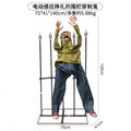 Halloween Large Machines Through Fences Boy Haunted House Electric Induction Glow Horror Decorative Ornament