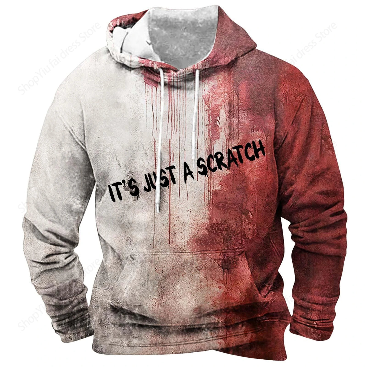 Horror Blood 3d Print Hoodie Men Women Fashion Hoodies Halloween Sweatshirt Boy Coats Women Sweats Men's Hoodie Letter Print