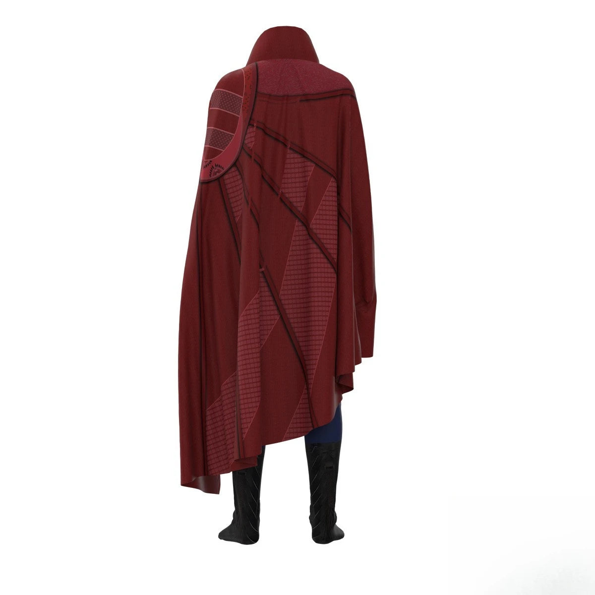 Halloween Party Adult Men Doctor Cosplay Costume Outfits Top Coat Red Velvet Cloak Pants All Set Carnival Disguise Suit