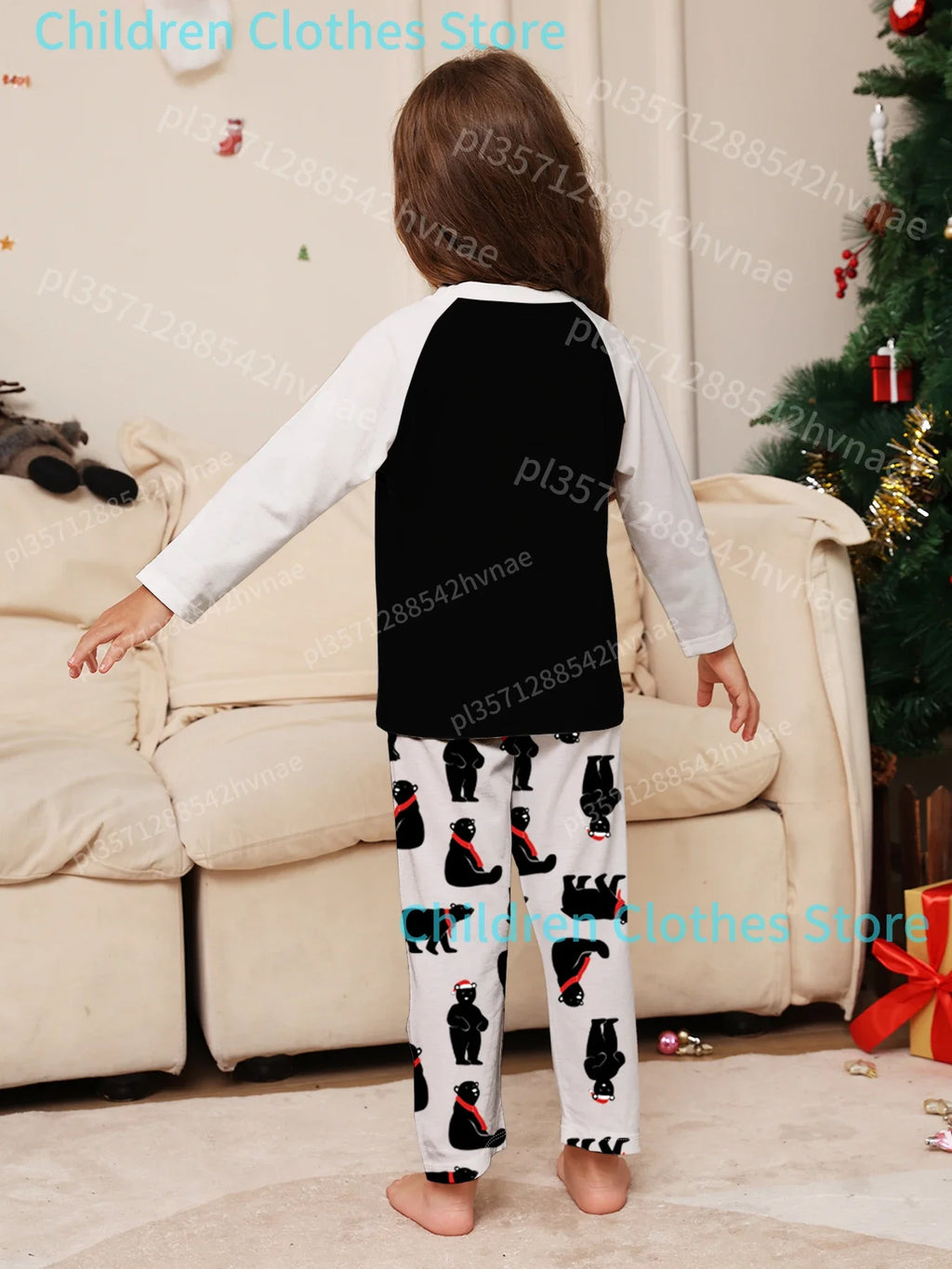 Family Christmas Pajama Sets - Red - Green Plaid Design with Elk Patterns, Comfortable for Holidays