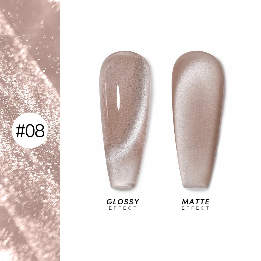 AS 15ml Cat Magnetic Gel Nail Polish Cat Eye Glitter Effect Semi Permanent 36 Colors  Soak Off UV Gel Varnish Manicure Nail Art