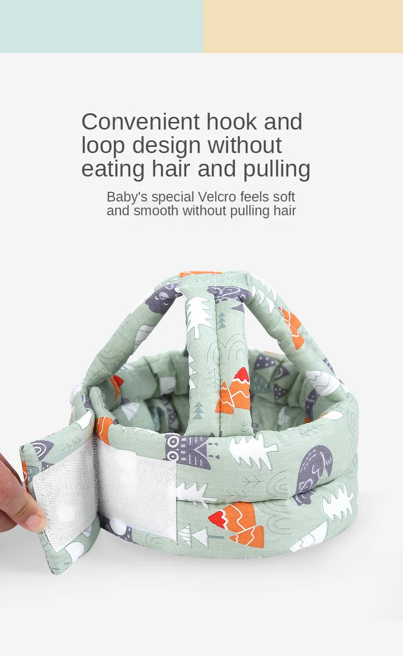 Baby Safety Helmet Head Protection Hat Toddler Anti-fall Pad Children Learn To Walk Crash Cap Adjustable Protective Headgear