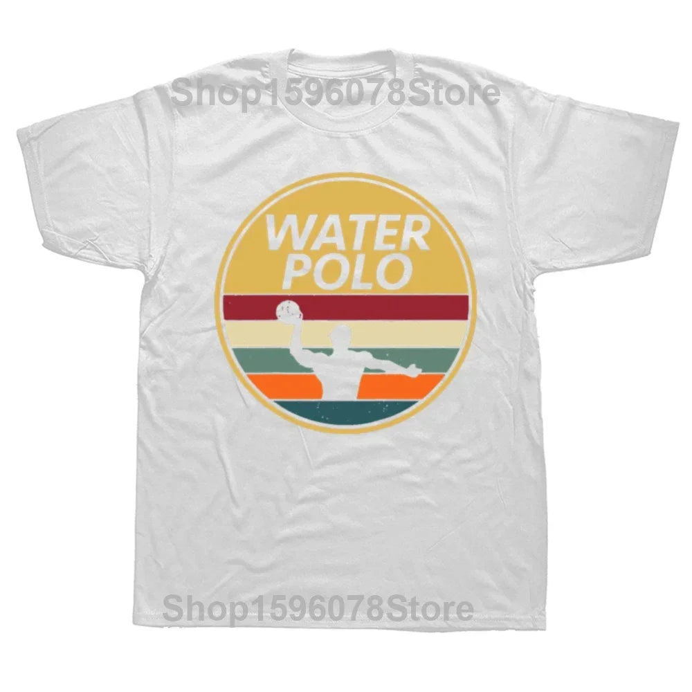 Funny Water Polo Waterpolo T Shirts Summer Style Graphic Cotton Streetwear Short Sleeve Birthday Gifts T-shirt Mens Clothing