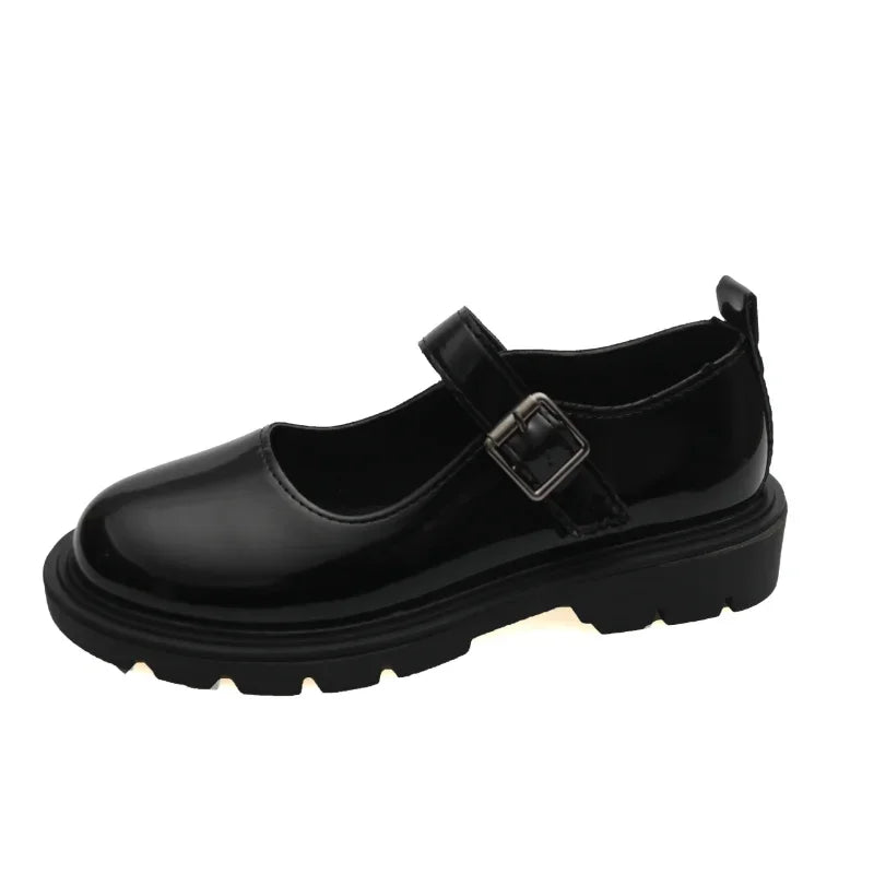 Shoes for Women 2023 Vintage Round Toe Black Mary Jane Shoes Sweet Girls High Heel Platform Lolita Shoes Size 44 Women's Shoes