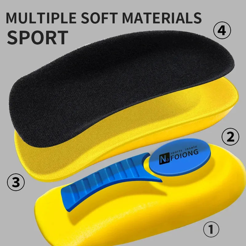 Half Orthopedic Insoles for Men Women Foot Heel Spurs Pain Cushion Foot Massager Care Insole Latex Soft Sole Running Shoes Pads
