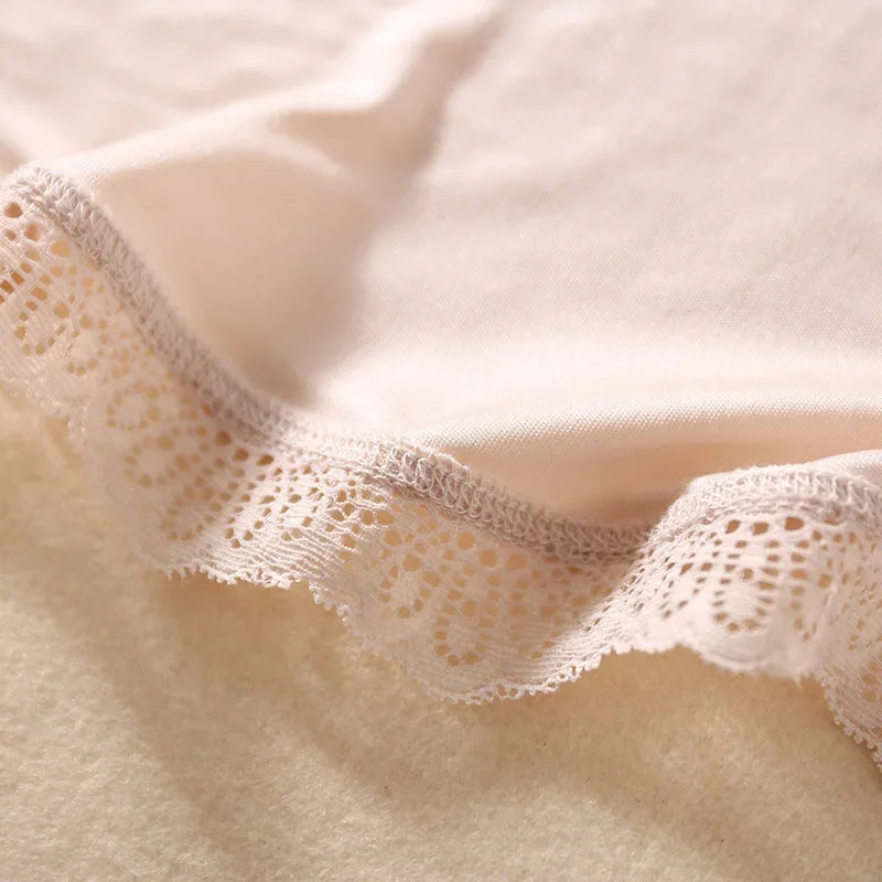 Mulberry Silk V-neck Lace Sexy Suspender Nightdress Ladies' Night Dress Thin Sling Nightdress Women Summer Nightgown
