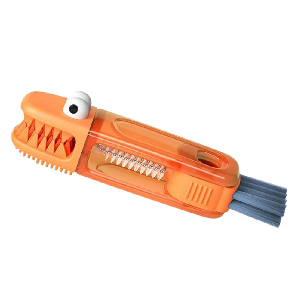 3 In 1 Multifunctional Cleaning Brush Tiny Bottle Cup Lid Detail Brush Straw Cleaner Tools Household Kitchen Cleaning Tool