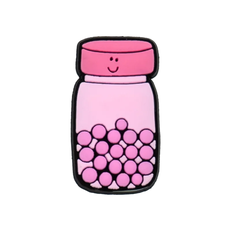 1PCS Pink Shoe Charms for Women Girl Pink Star Diamond Crown Shoe Accessories Pins for Clogs Kids Favor Shoe Buckle Decorations