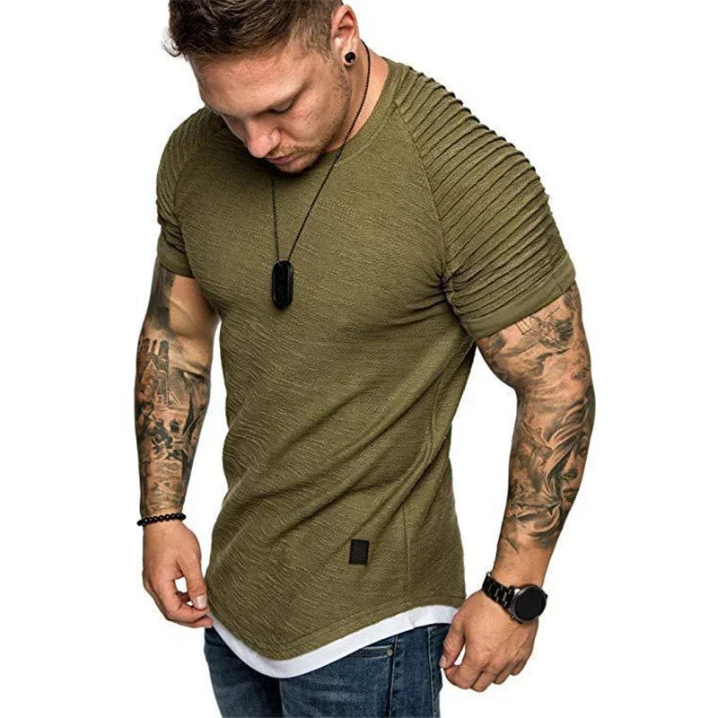 MRMT 2026 Brand New Men's T Shirt Leisure Pure Color Casual Men T-shirt for Male Tshrit Short Sleeve Tops Tees Man T-shirt