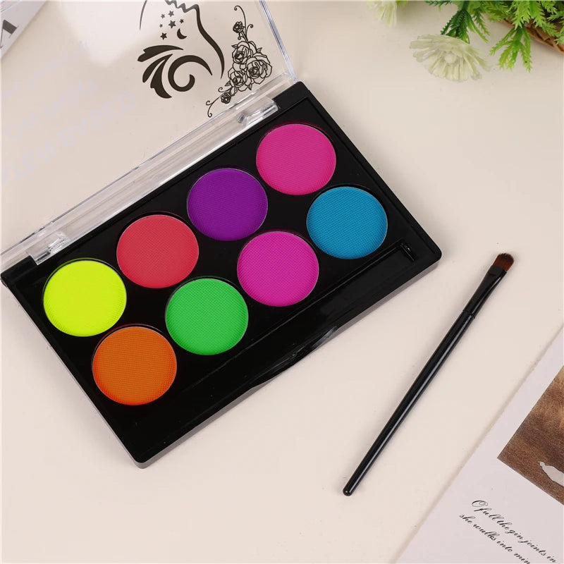 Halloween oil painting, body painting, body and face painting, ointment, drama makeup, children's dance, cosplay performance